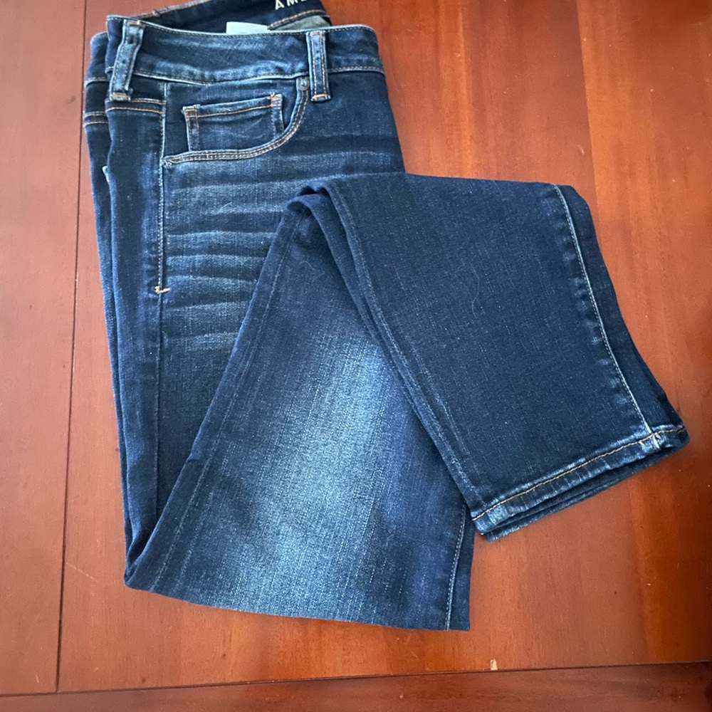 American Eagle Outfitters.  Dark Wash Denim Jeans